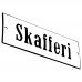 Emaljskylt Skafferi vit - svart 15 x 5 cm modell 4 Emaljskylt Skafferi vit - svart 15 x 5 cm modell 4