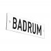 Emaljskylt BADRUM vit - svart 10 x 3 cm modell 20 Emaljskylt BADRUM vit - svart 10 x 3 cm modell 20