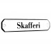 Emaljskylt Skafferi vit - svart 10 x 2 cm modell 30 Emaljskylt Skafferi vit - svart 10 x 2 cm modell 30
