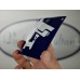 Emaljskylt CCTV blå - vit 10 x 10 cm modell 34